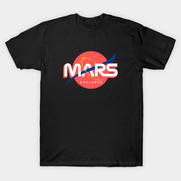 Mars Explorer T-Shirt by CHAKRart